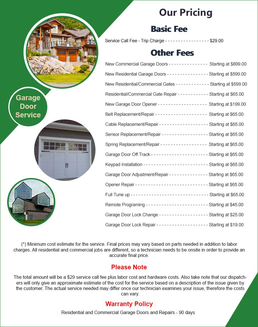 Quality Garage Door Plano, TX 972-426-3369